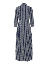 Lade das Bild in den Galerie-Viewer, YAS YASSavanna Long Shirt Dress Navy Blazer Soho