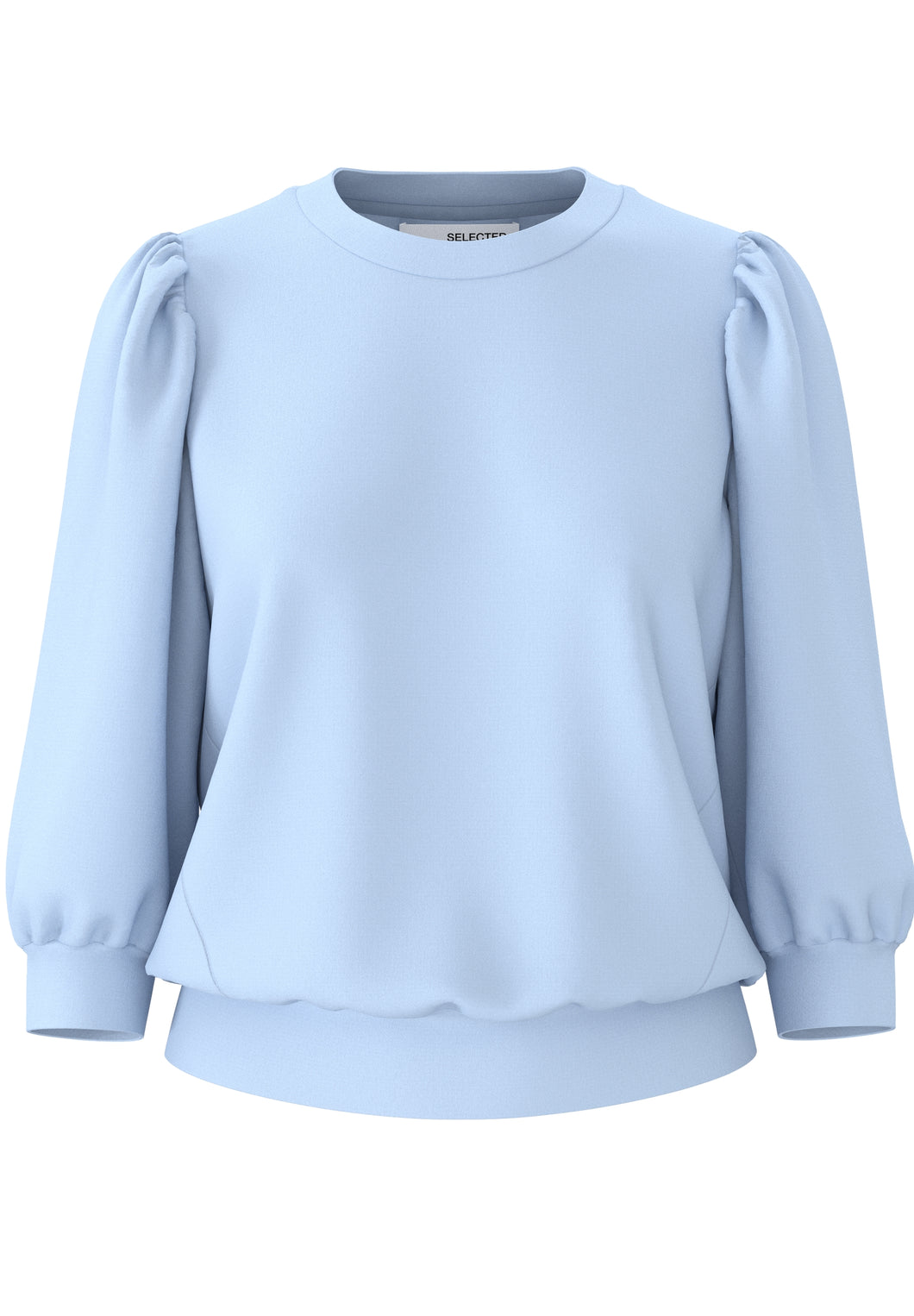 SELECTED SLFTenny 3/4 Sweat Top Cashmere Blue