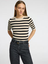 Lade das Bild in den Galerie-Viewer, SELECTED SLFMali 2/4 Knit O-Neck Birch Black