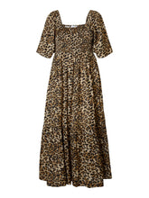 Lade das Bild in den Galerie-Viewer, SELECTED SLFDora Aop Ankle Dress Black Aop