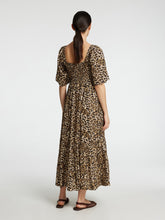 Lade das Bild in den Galerie-Viewer, SELECTED SLFDora Aop Ankle Dress Black Aop