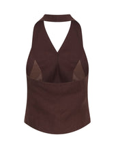 Lade das Bild in den Galerie-Viewer, MOSS COPENHAGEN MSCHNaira Claritta Waistcoat Fudge