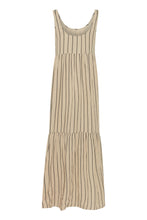 Lade das Bild in den Galerie-Viewer, ICHI IAFoxa Striped Maxi Kleid Black Stripe
