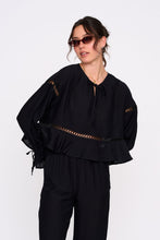 Lade das Bild in den Galerie-Viewer, 30511A Bluse - Schwarz
