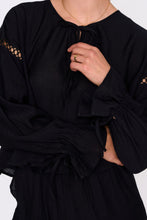Lade das Bild in den Galerie-Viewer, 30511A Bluse - Schwarz
