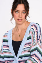 Lade das Bild in den Galerie-Viewer, 41365A Cardigan - Gestreift
