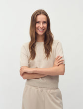 Lade das Bild in den Galerie-Viewer, Carla-M Strickshirt - Island Fossil Melange
