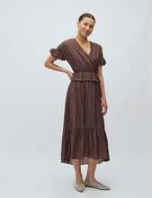 Lade das Bild in den Galerie-Viewer, Gunnvor-M Kleid - Chocolate Brown
