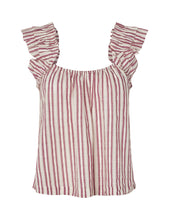 Lade das Bild in den Galerie-Viewer, Solaya-M Bluse - Red Stripe
