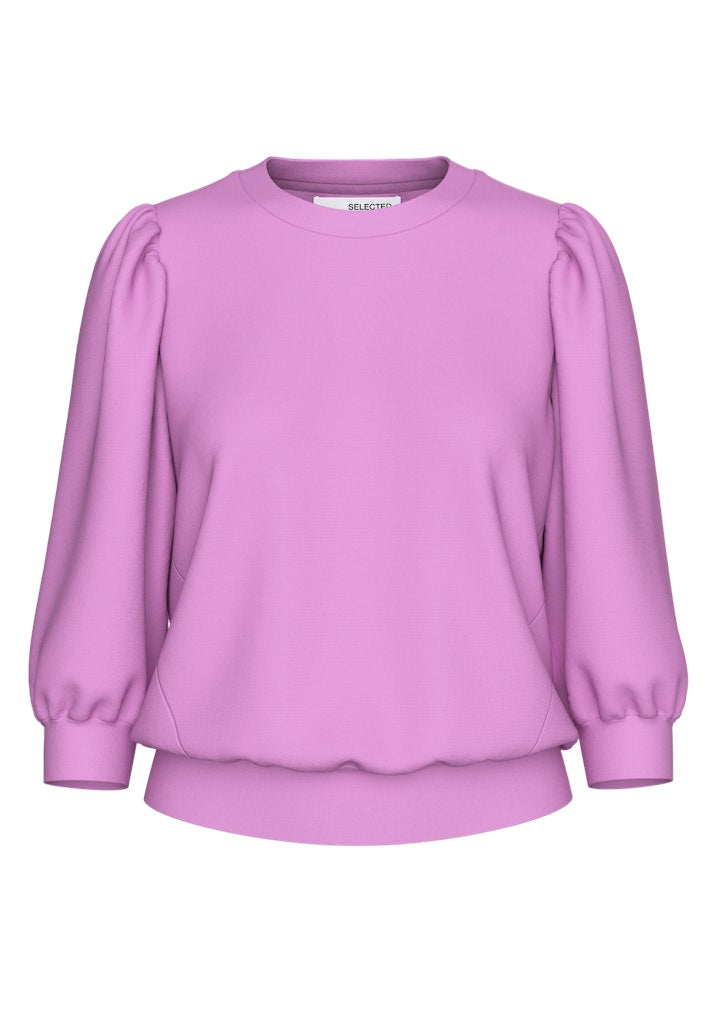 SELECTED SLFTenny 3/4 Sweat Top Noos First Bloom