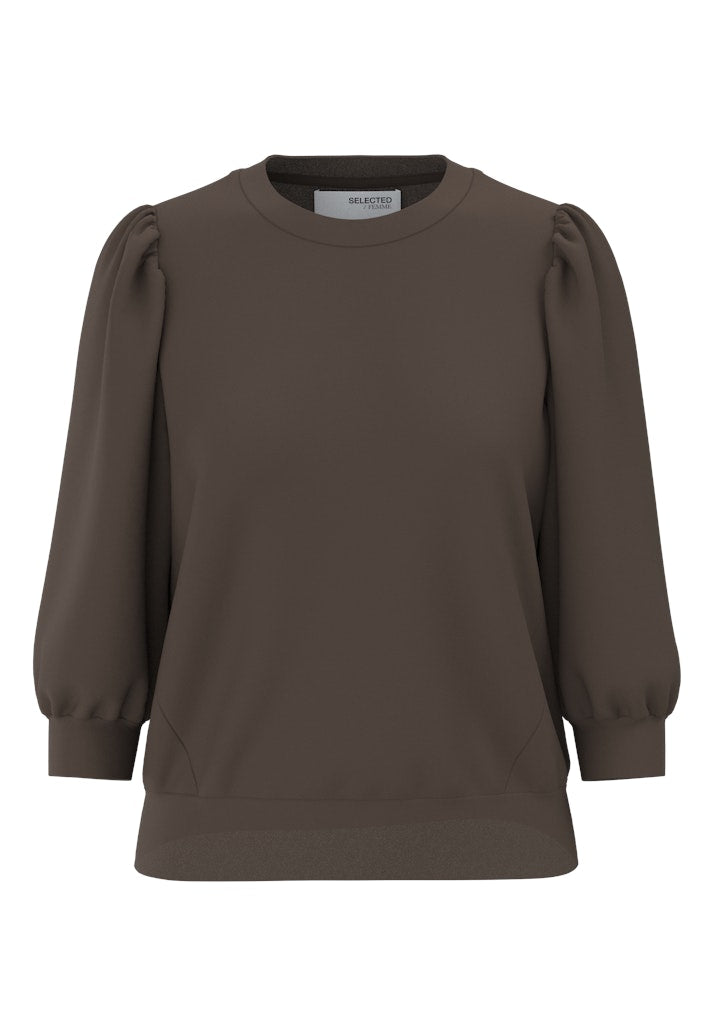 SELECTED SLFTenny 3/4 Sweat Top Noos - Delicioso