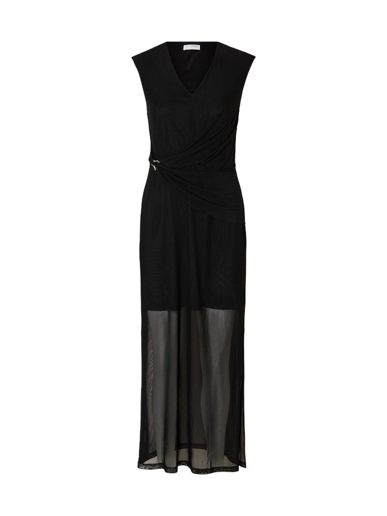 SELECTED SLFOlga Slim Ankle Dress - Black