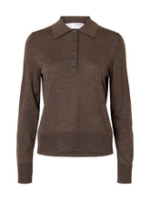 Lade das Bild in den Galerie-Viewer, SELECTED SLFThea Knit Merino Collar Neck Noos - Delicioso
