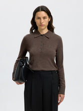 Lade das Bild in den Galerie-Viewer, SELECTED SLFThea Knit Merino Collar Neck Noos - Delicioso
