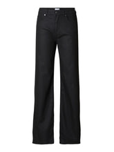 Lade das Bild in den Galerie-Viewer, SELECTED SLFVera-Alice Wide Jeans Black Denim
