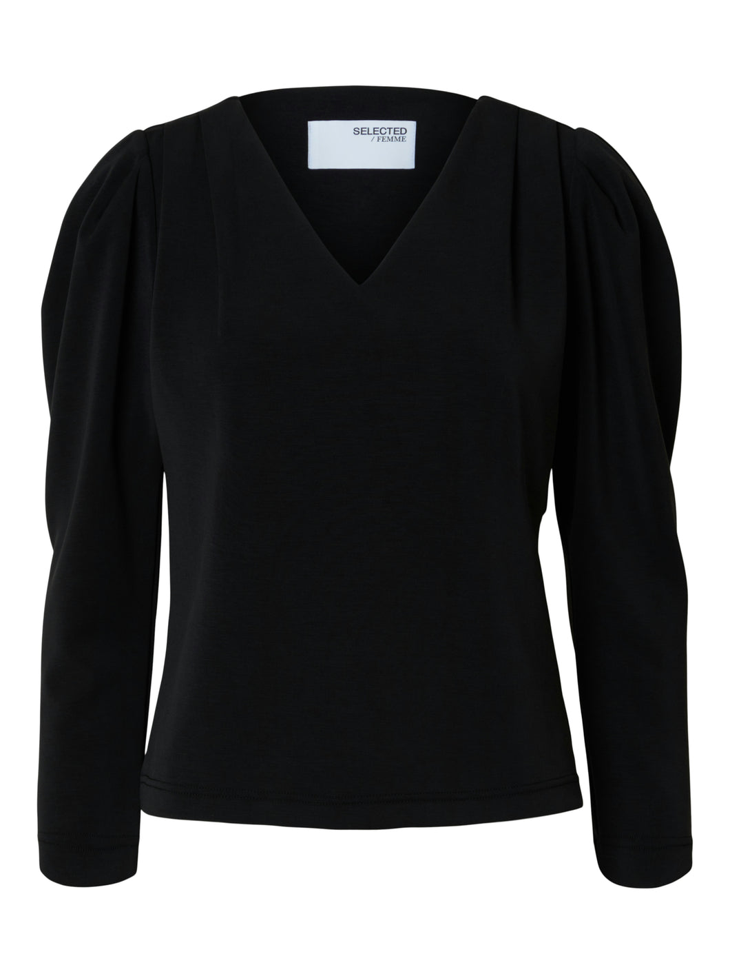 SELECTED SLFFenja V-Neck Top Black