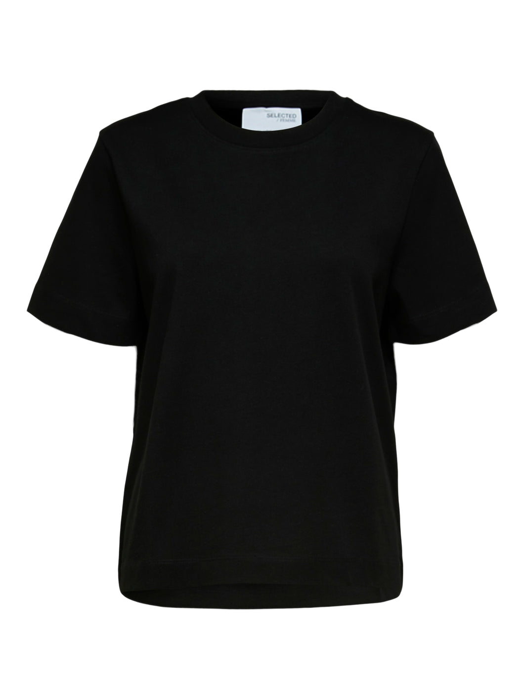 SELECTED SLFEssential Boxy Tee Black