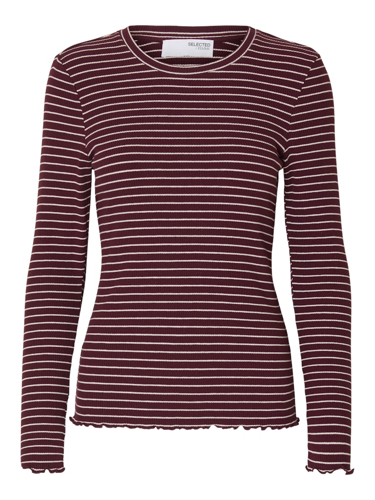 SELECTED SLFAnna Crew Neck Tee Str Fig