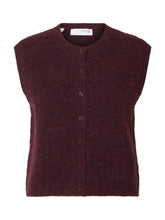 Lade das Bild in den Galerie-Viewer, SELECTED SLFLulu Button O-Neck Vest Noos - Fig
