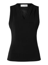 Lade das Bild in den Galerie-Viewer, SELECTED SLFTenny V-Neck Top Black
