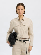 Lade das Bild in den Galerie-Viewer, SELECTED SLFUna Denim Jacket Egret
