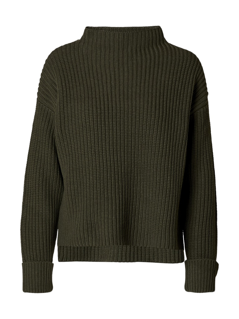 SELECTED SLFSelma Knit Pullover Noos - Deep Depths
