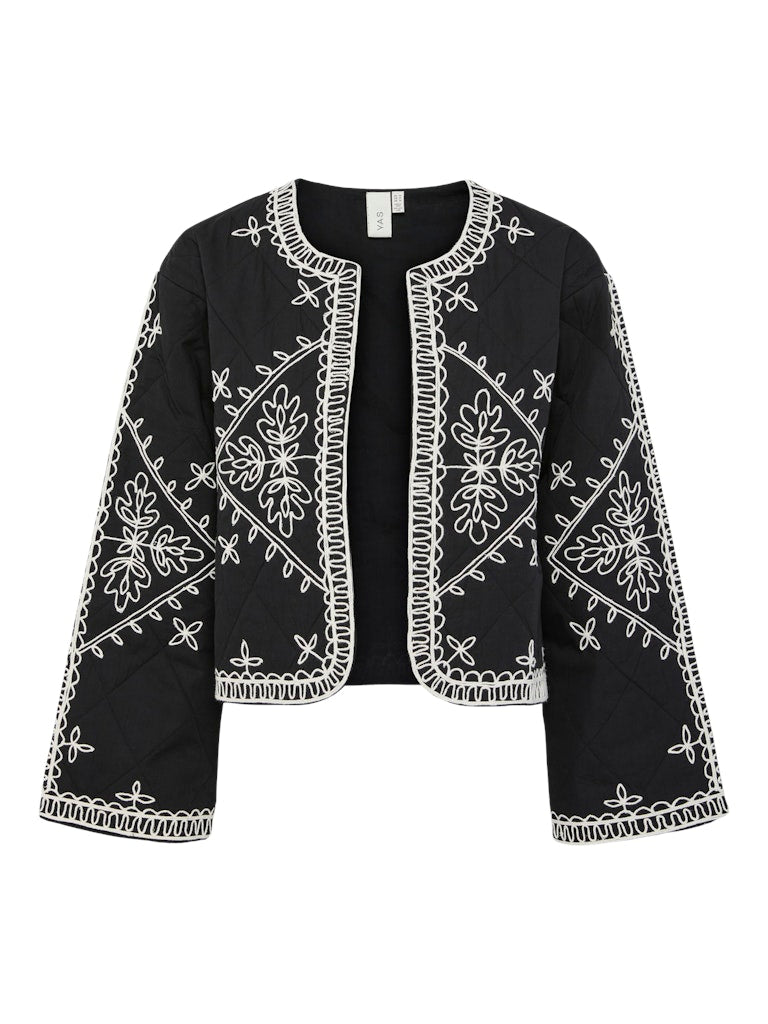 YAS YASMani Quilted Jacket Black