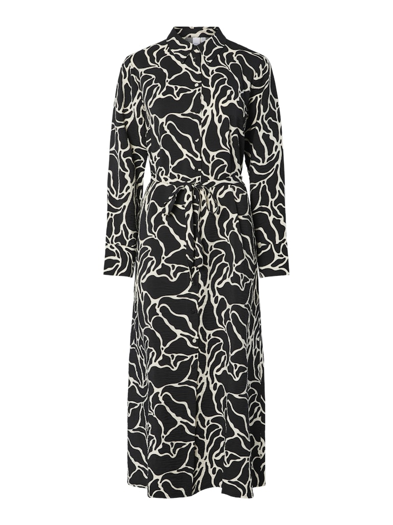 YAS YASKaya Long Shirt Dress Noos - Black Orgina