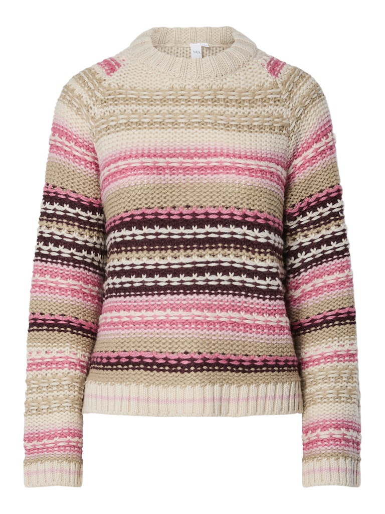 YAS YASBibi Knit Pullover - Bubblegum