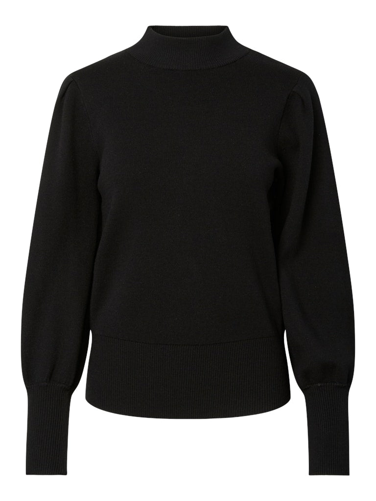 YAS YASFonny Knit Pullover Noos - Black