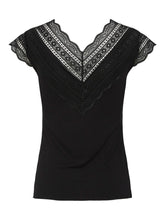 Lade das Bild in den Galerie-Viewer, YAS YASEllina Capsleeve Top Noos - Black
