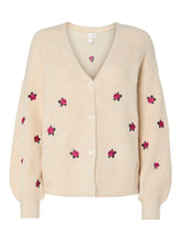 Lade das Bild in den Galerie-Viewer, YAS YASFleur Knit Cardigan Noos - Birch Bouquet Flower
