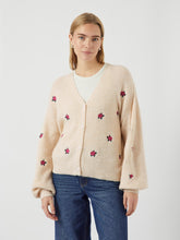 Lade das Bild in den Galerie-Viewer, YAS YASFleur Knit Cardigan Noos - Birch Bouquet Flower
