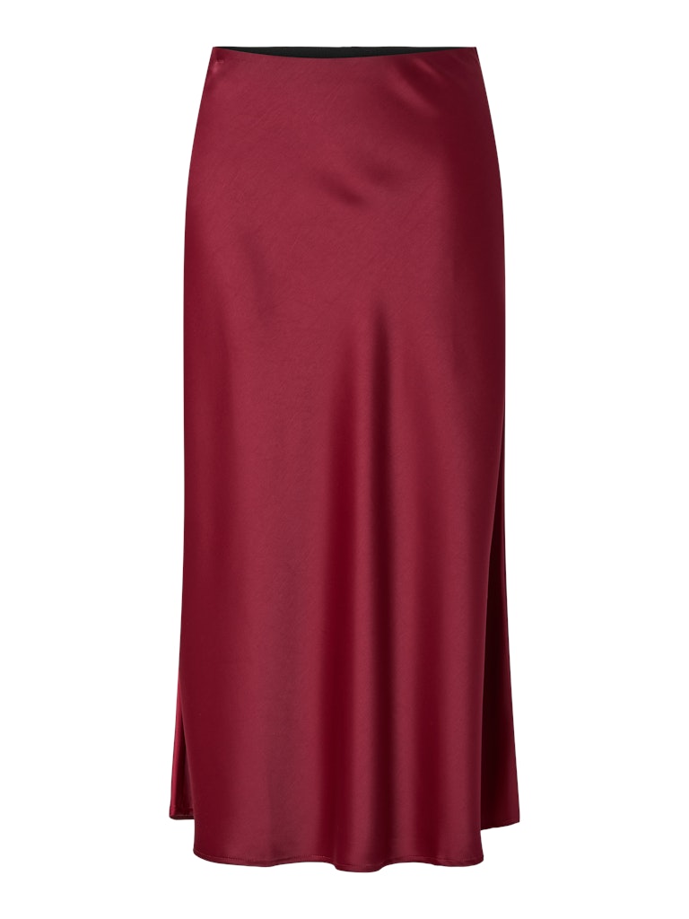 YAS YASPella Midi Skirt Noos - Tibetan Red
