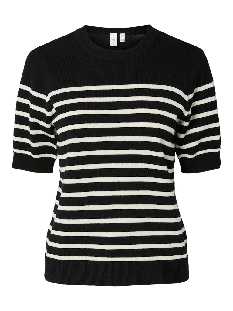 YAS YASLena Knit Pullover Noos - Black Birch Stripes
