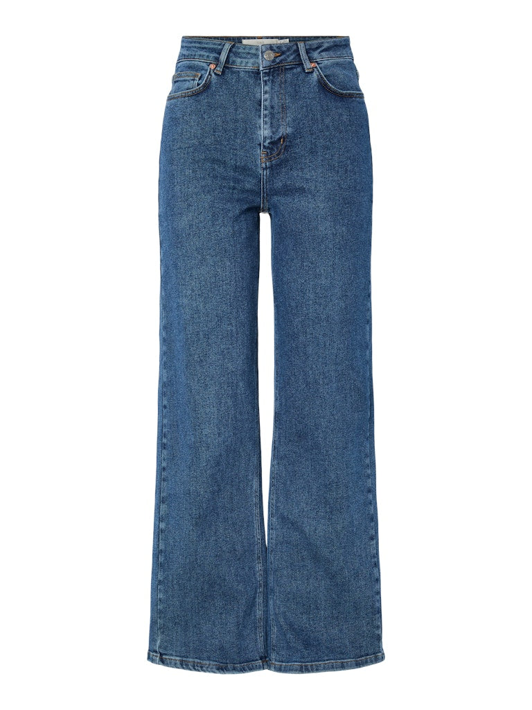 YAS YASRosie Straight Jeans Noos - Medium Blue Denim