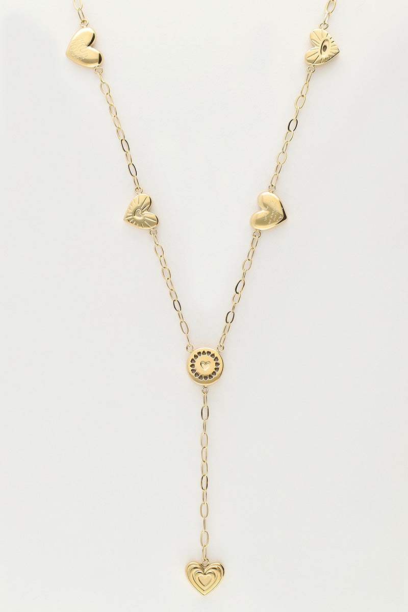 MY JEWELLERY Iconic lange Kette mit Candy Herzen