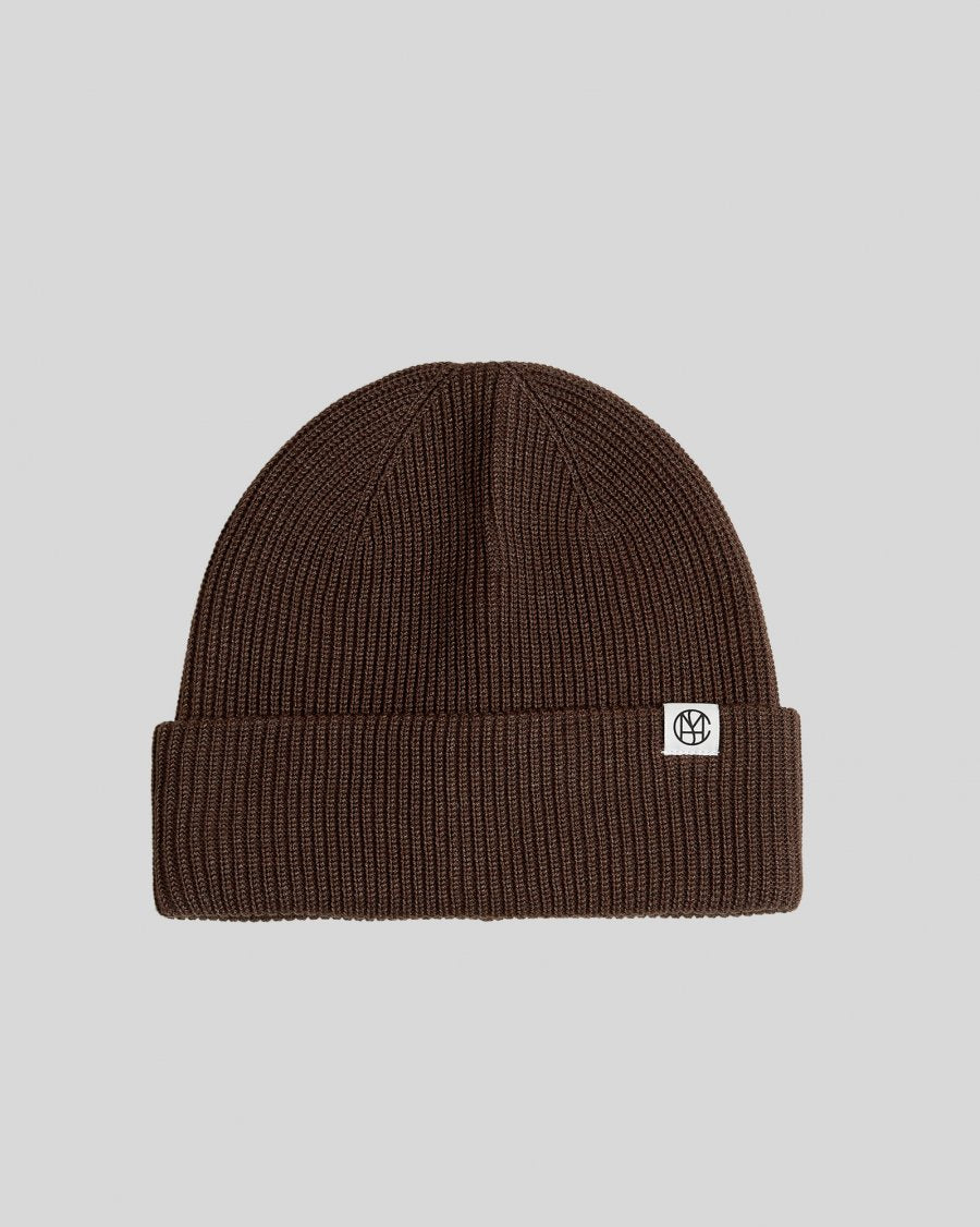 MOSS COPENHAGEN MSCHGaline Rachelle Icon Beanie - Slate Black Mel