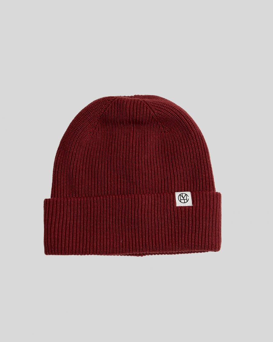 MOSS COPENHAGEN MSCHGaline Rachelle Icon Beanie - Syrah