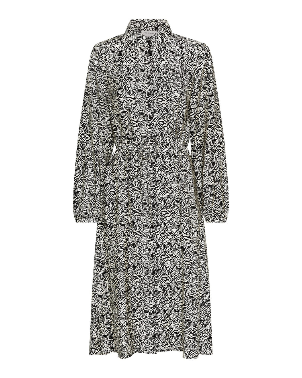MOSS COPENHAGEN MSCHCielo Orabella Shirt Dress - Fog Abstract