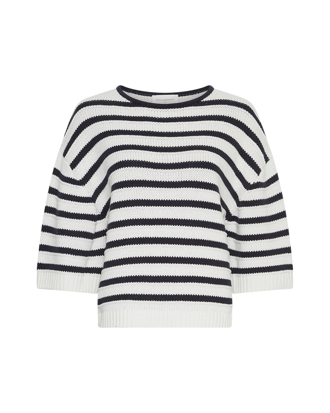 MOSS COPENHAGEN MSCHLeika Jillena 3/4 Pullover - Egret Sky Cap