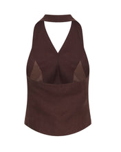 Lade das Bild in den Galerie-Viewer, MOSS COPENHAGEN MSCHNaira Claritta Waistcoat Fudge
