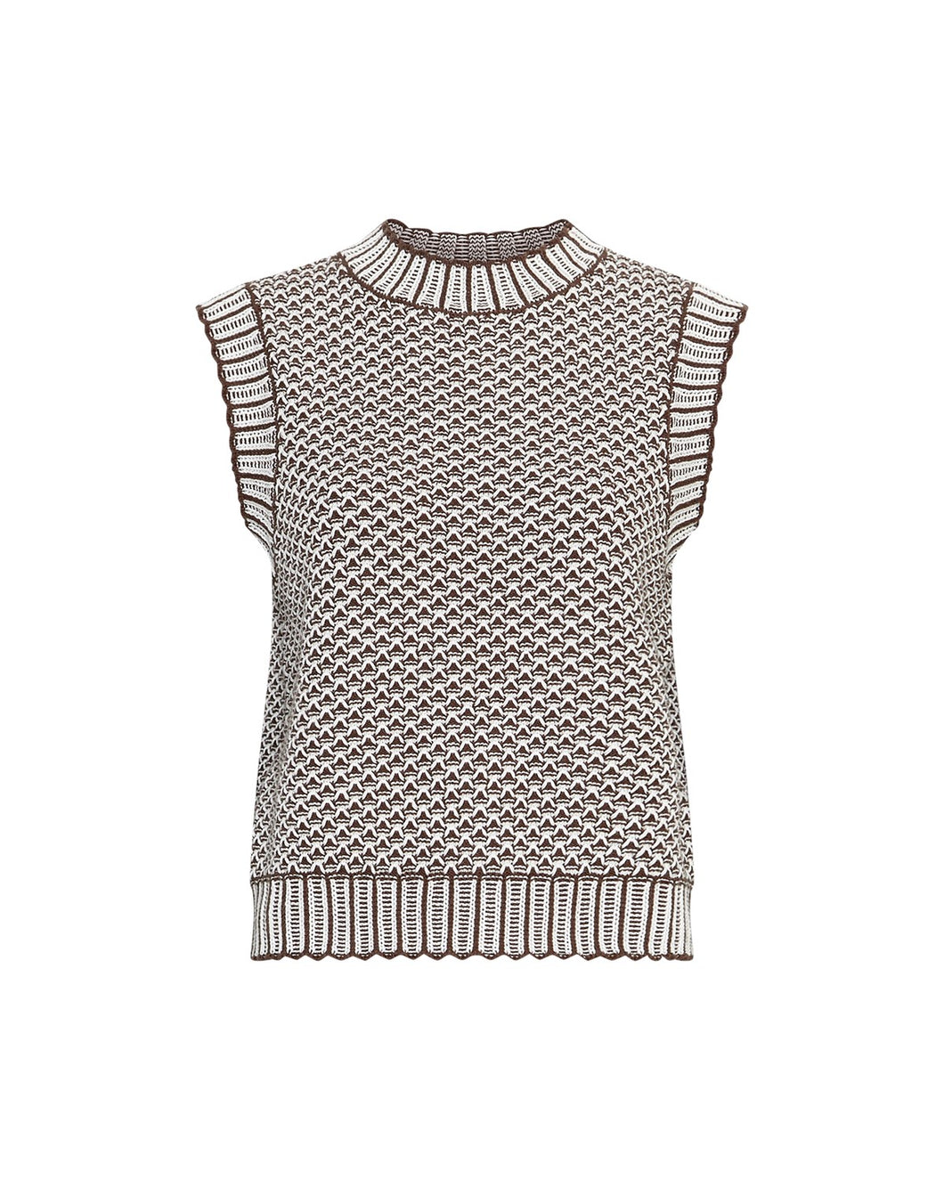 MOSS COPENHAGEN MSCHPilla Vest - Braun