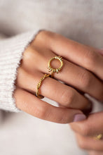 Lade das Bild in den Galerie-Viewer, MY JEWELLERY Mix Ring gedreht gold
