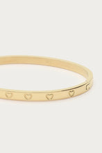 Lade das Bild in den Galerie-Viewer, MY JEWELLERY Armreif mit Herzgravur gold
