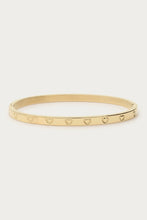 Lade das Bild in den Galerie-Viewer, MY JEWELLERY Armreif mit Herzgravur gold
