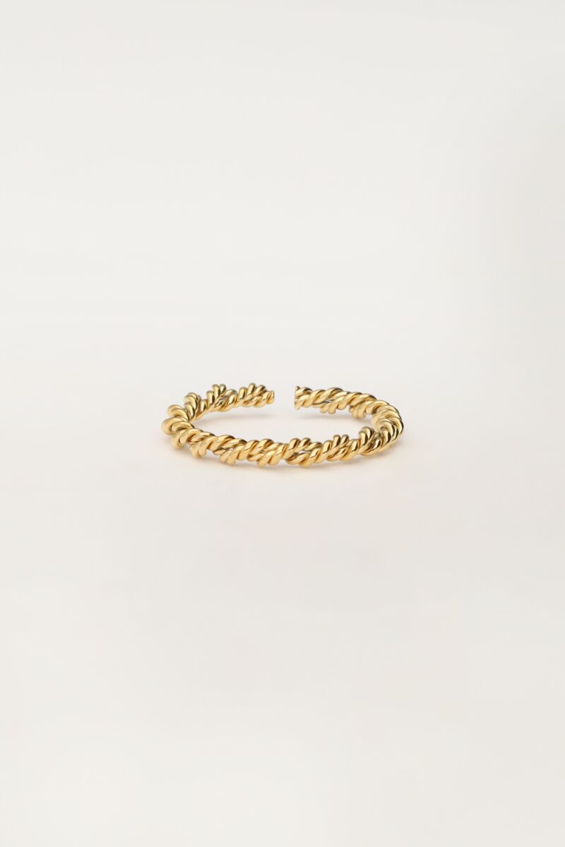 MY JEWELLERY Mix Ring gedreht gold