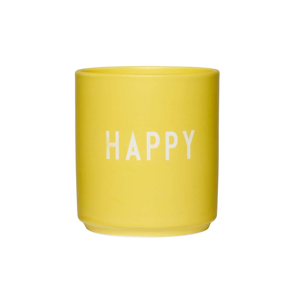 DESIGN LETTERS Favourite Cups - Happy Yellow