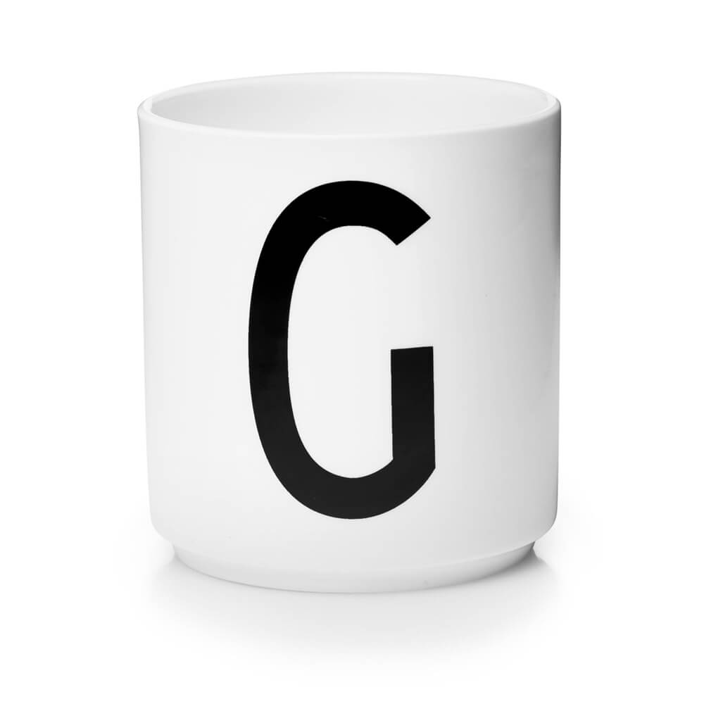 DESIGN LETTERS Personal Porcelain Cup - G