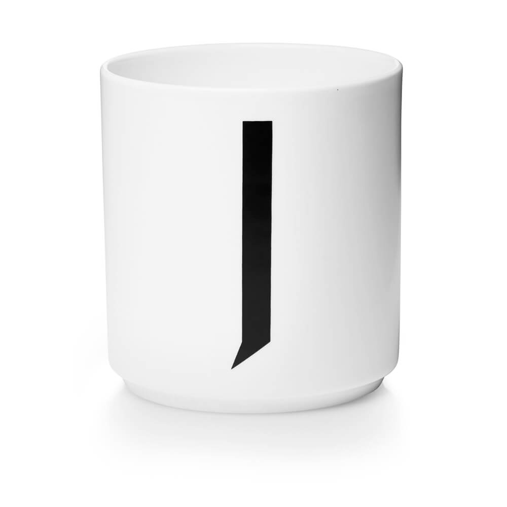 DESIGN LETTERS Personal Porcelain Cup - J